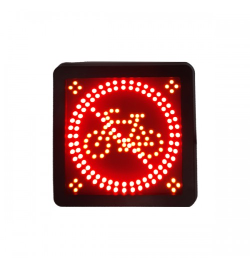 LED Cycle Warning Sign 087060